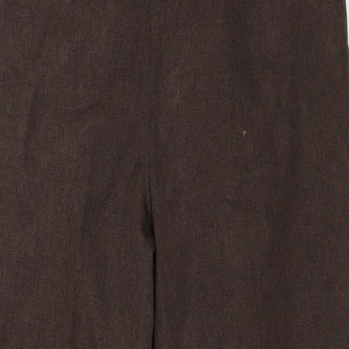 Bonmarché Womens Brown   Trousers  Size 14 L25 in