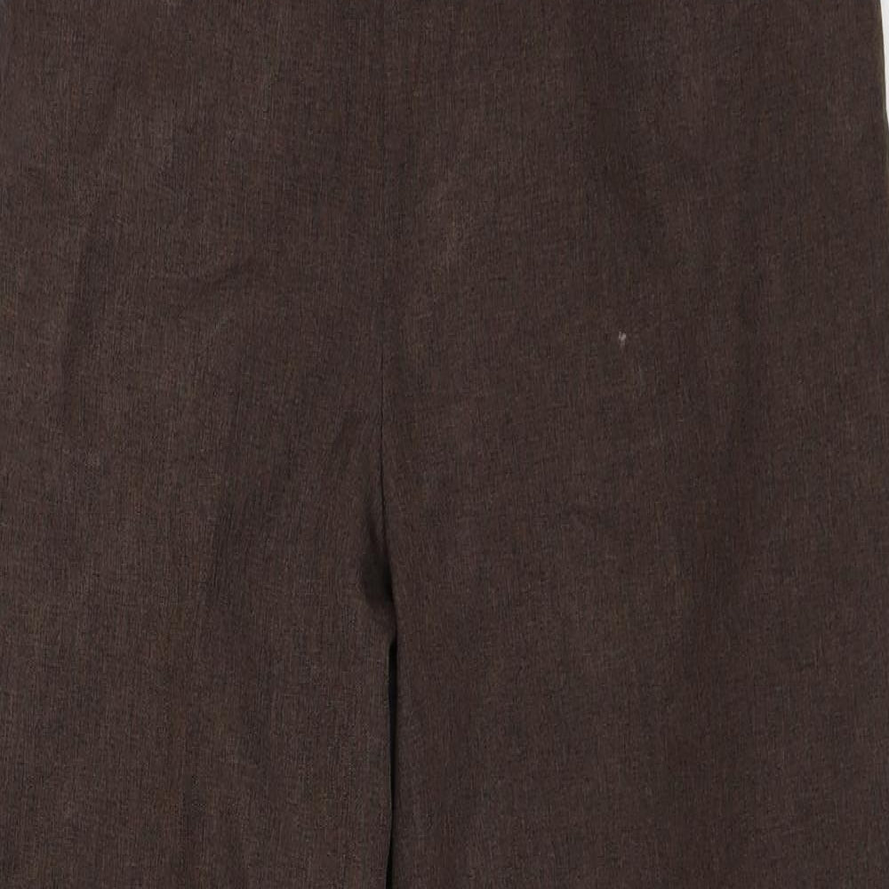 Bonmarché Womens Brown   Trousers  Size 14 L25 in