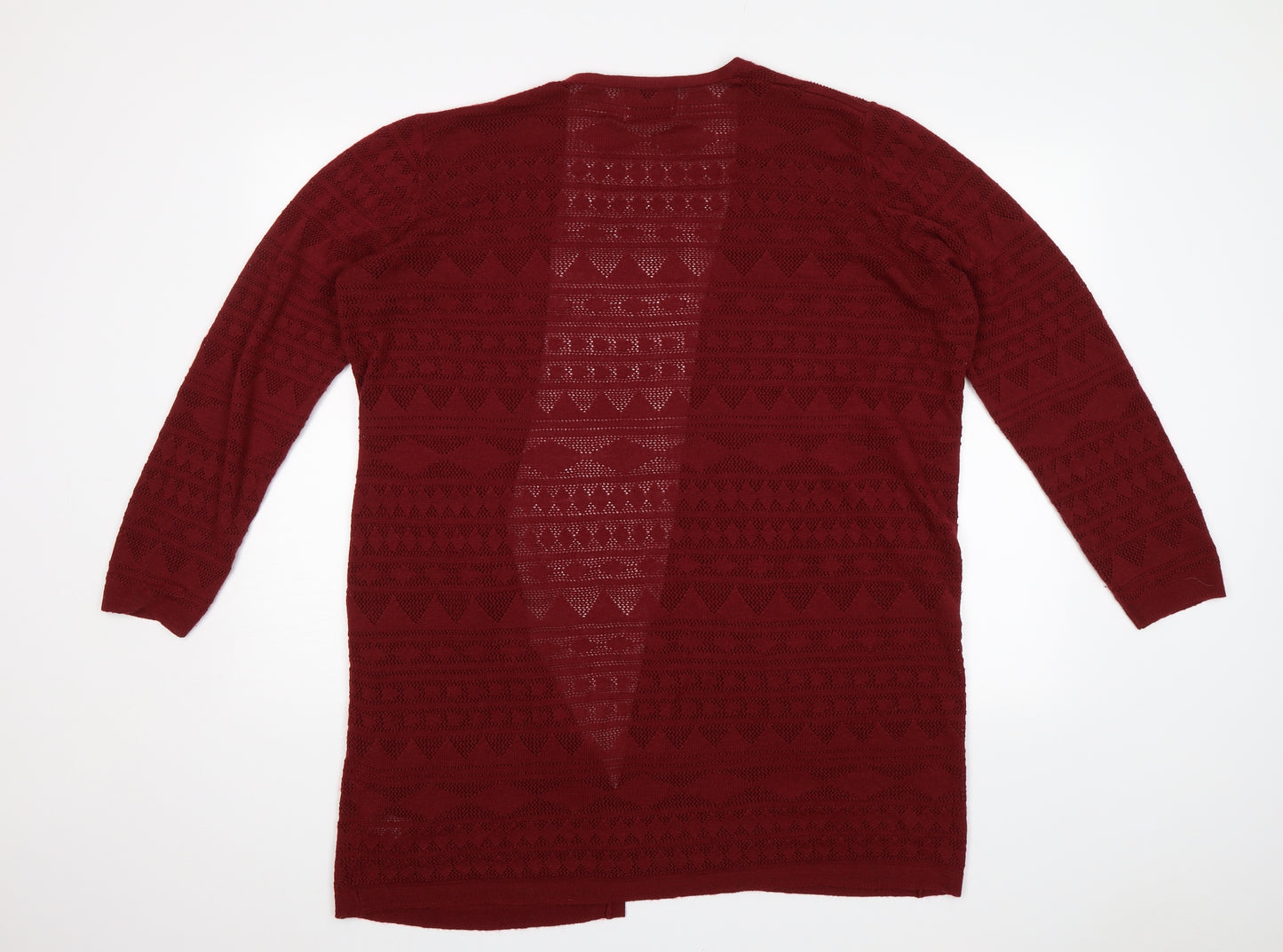 Papaya Womens Red   Cardigan Jumper Size XL