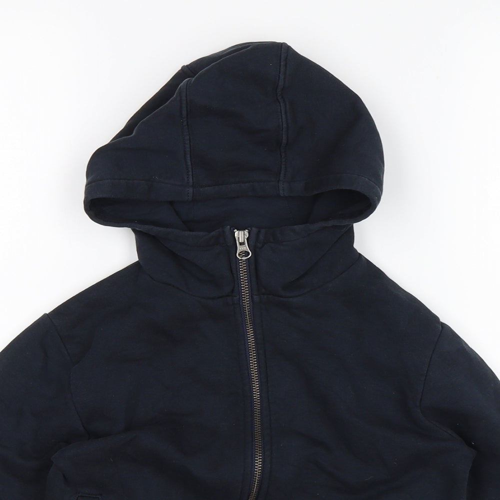 NEXT Boys Blue   Full Zip Hoodie Size 7 Years  - School