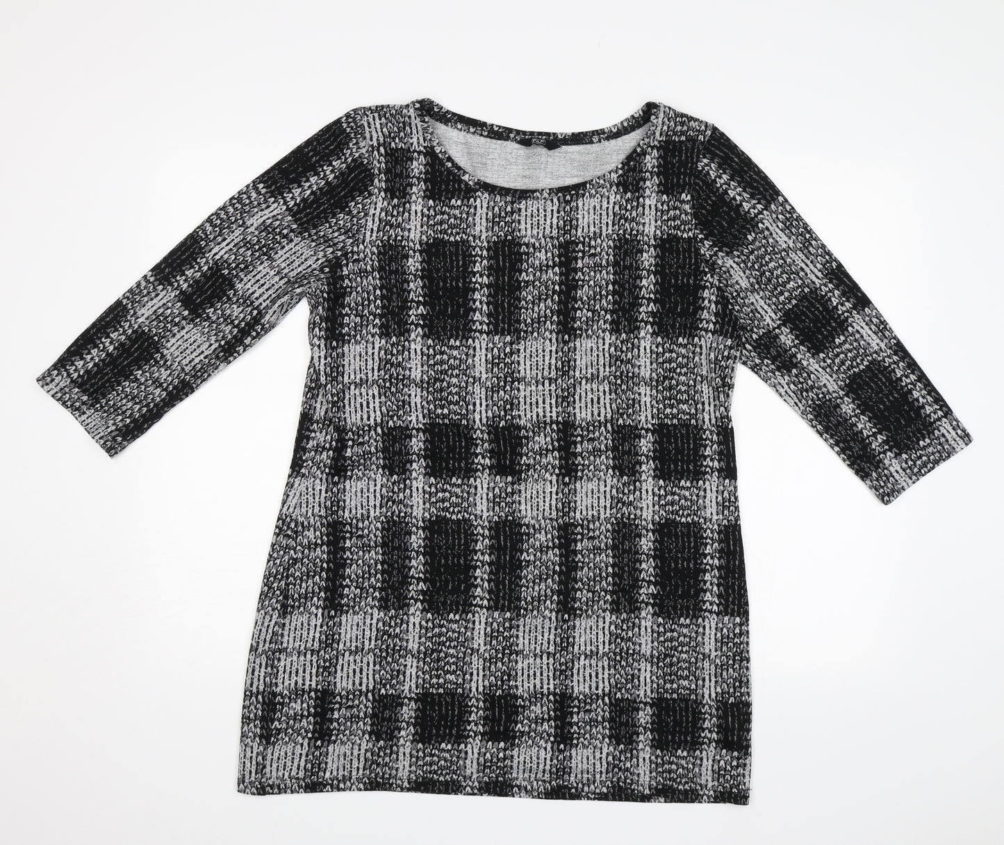 F&F Womens Black   Jumper Dress  Size 16