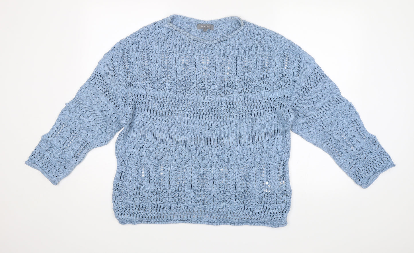 Principles Womens Blue   Pullover Jumper Size L