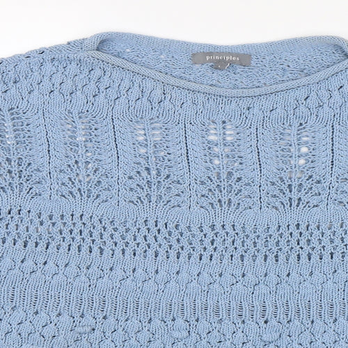 Principles Womens Blue   Pullover Jumper Size L