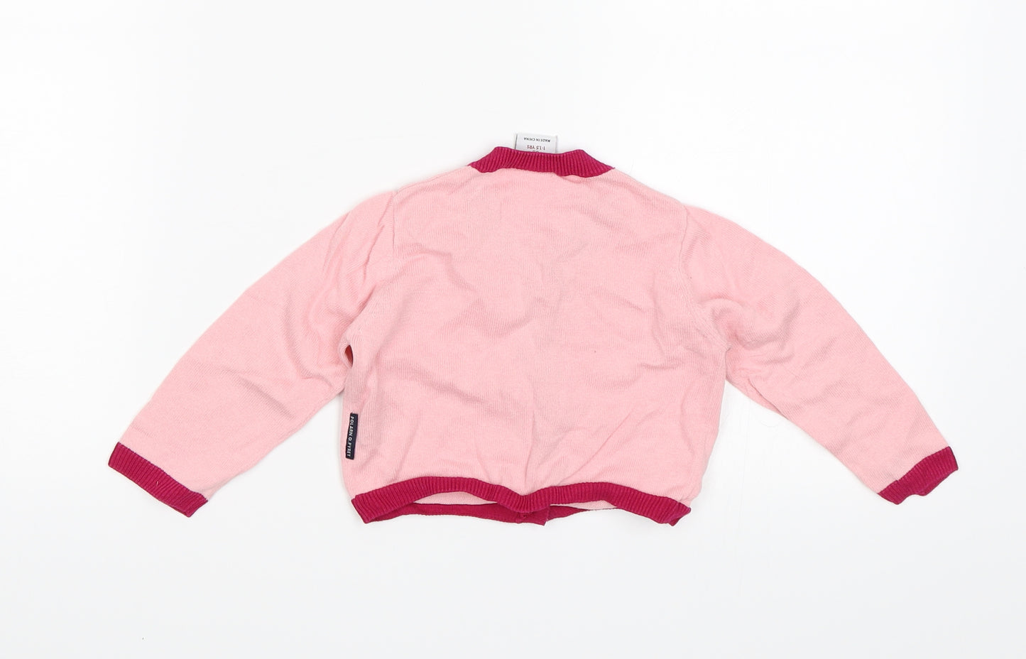 Polarn O. Pyret Baby Pink   Cardigan Jumper Size 12-18 Months