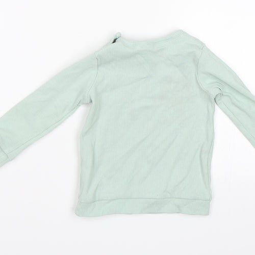 George Baby Green   Pullover Jumper Size 9-12 Months  - Home grown with love