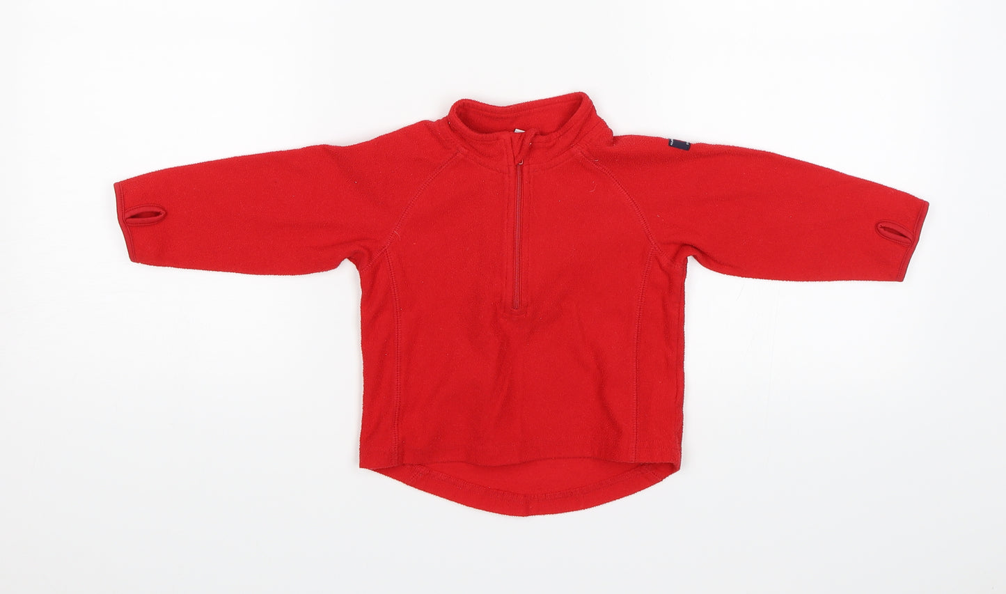 Polarn O. Pyret Baby Red   Pullover Jumper Size 9-12 Months
