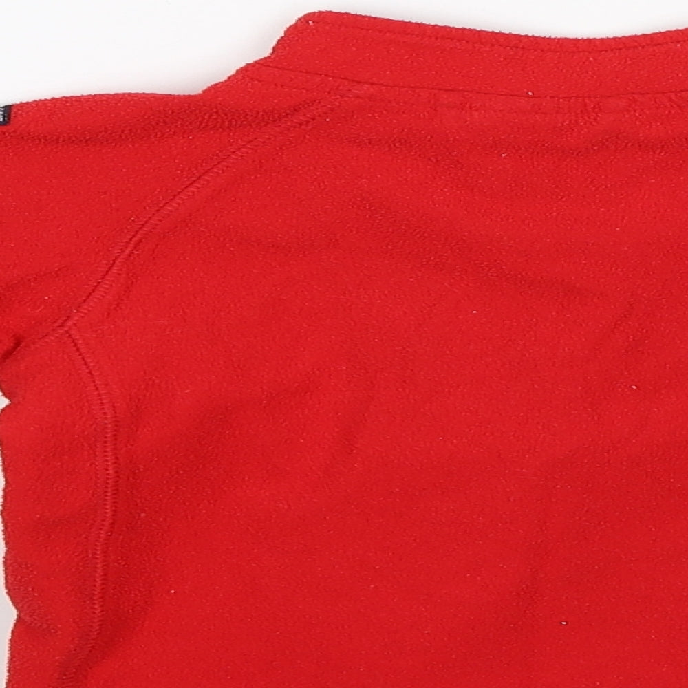 Polarn O. Pyret Baby Red   Pullover Jumper Size 9-12 Months