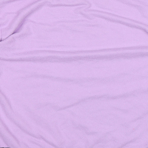 Studio Sleepwear Womens Purple Solid  Top Pyjama Top Size 8  - Oh hello weekend lets do this