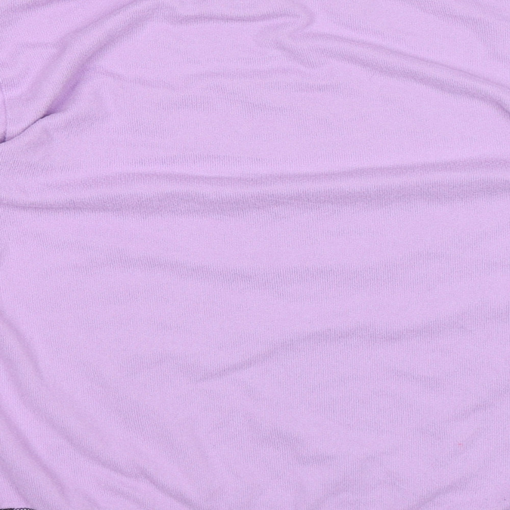 Studio Sleepwear Womens Purple Solid  Top Pyjama Top Size 8  - Oh hello weekend lets do this
