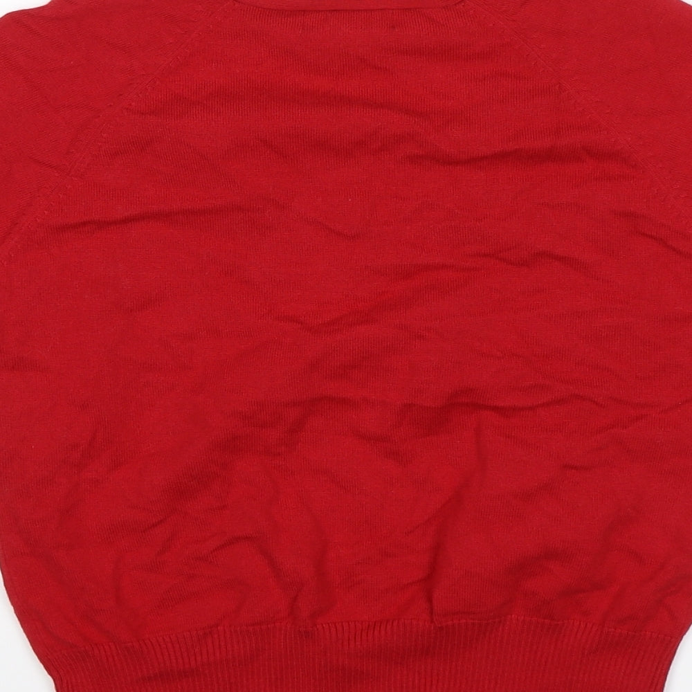 Debenhams Womens Red   Basic T-Shirt Size 10