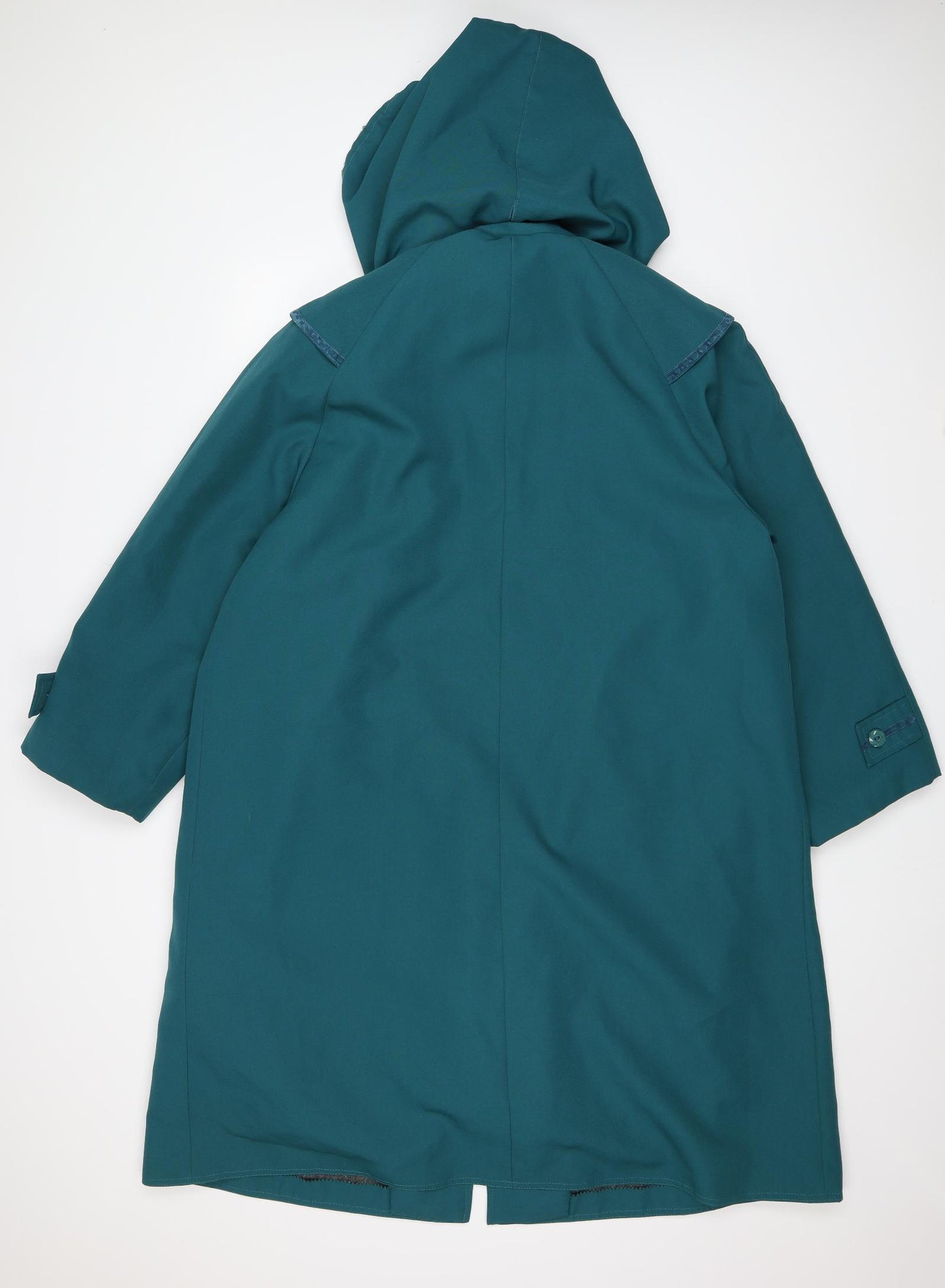 Simon Blair Womens Green   Trench Coat Jacket Size 18