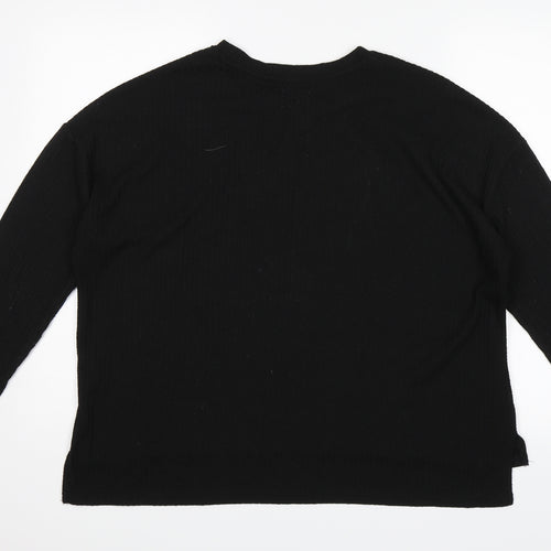 Primark Womens Black   Pullover Jumper Size L