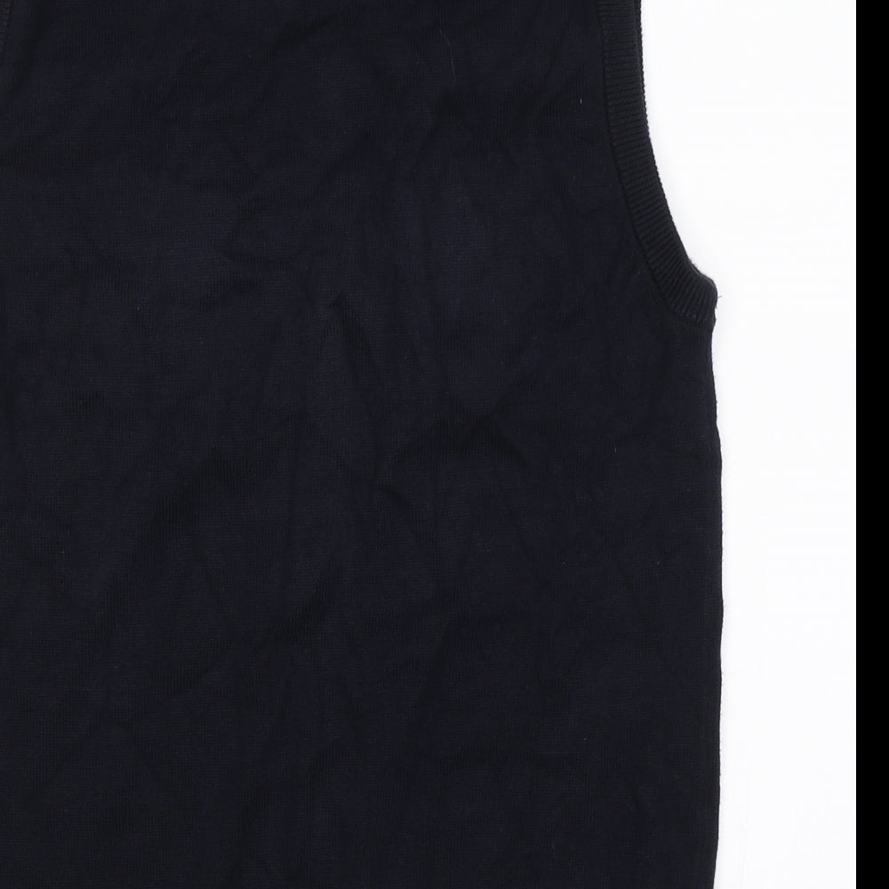 M&S Mens Blue   Vest Jumper Size S