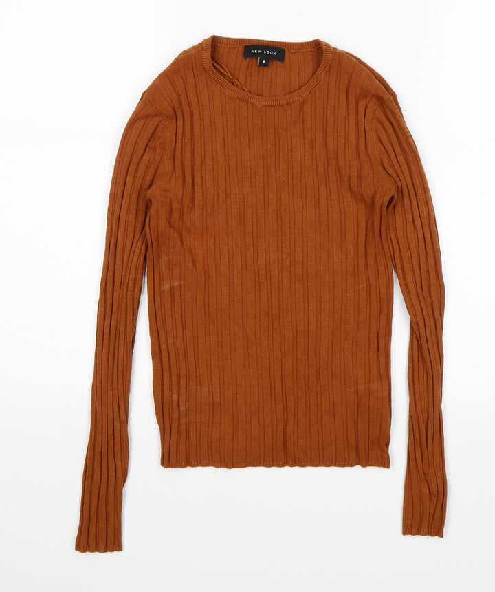 New Look Womens Brown   Pullover Jumper Size 8