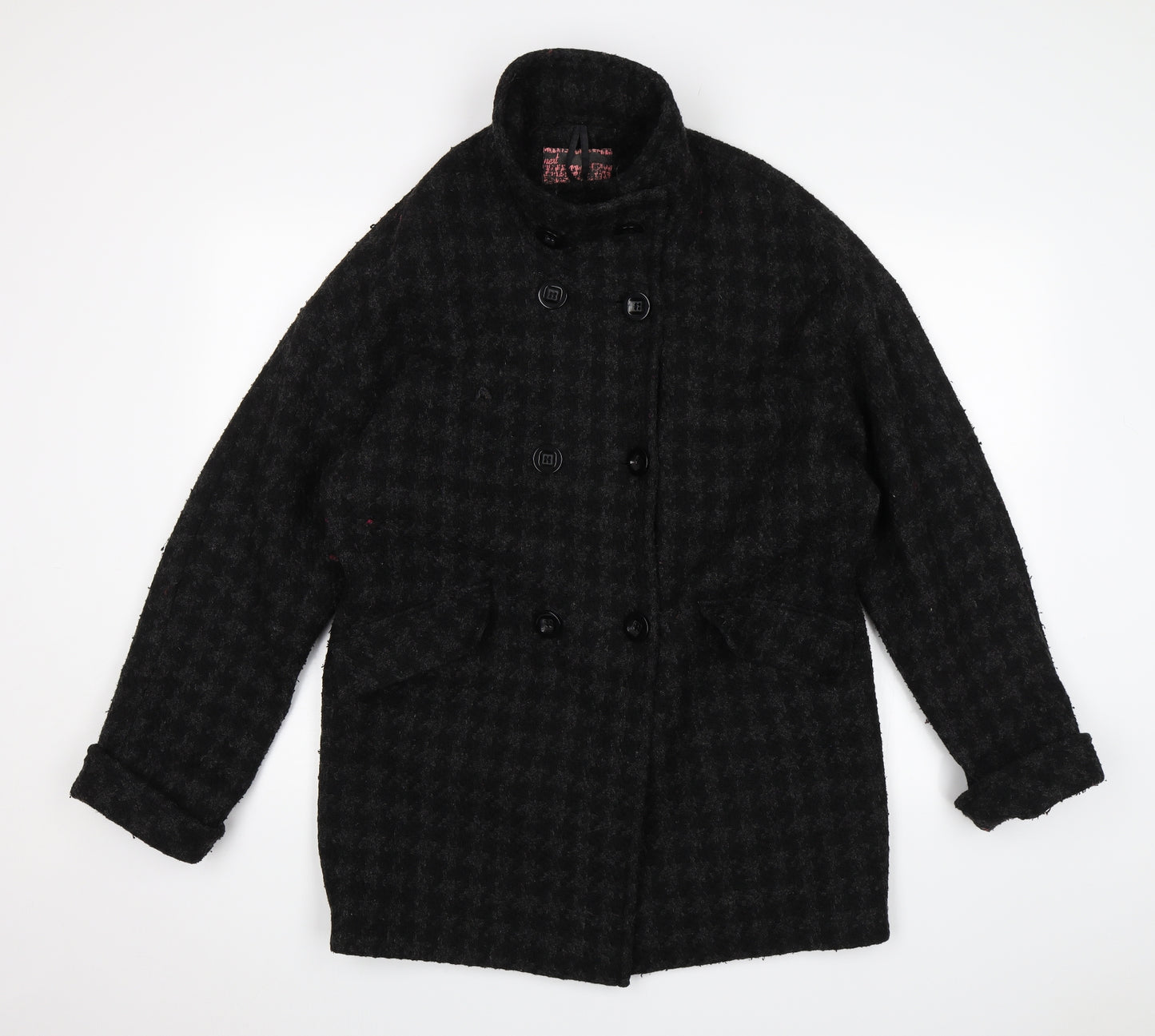 NEXT Womens Black Check  Jacket  Size 12