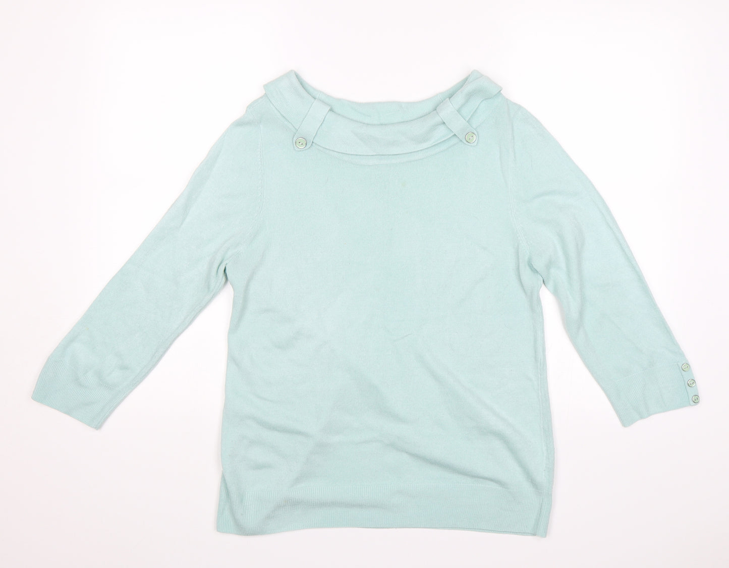 BHS Womens Green   Pullover Jumper Size 12
