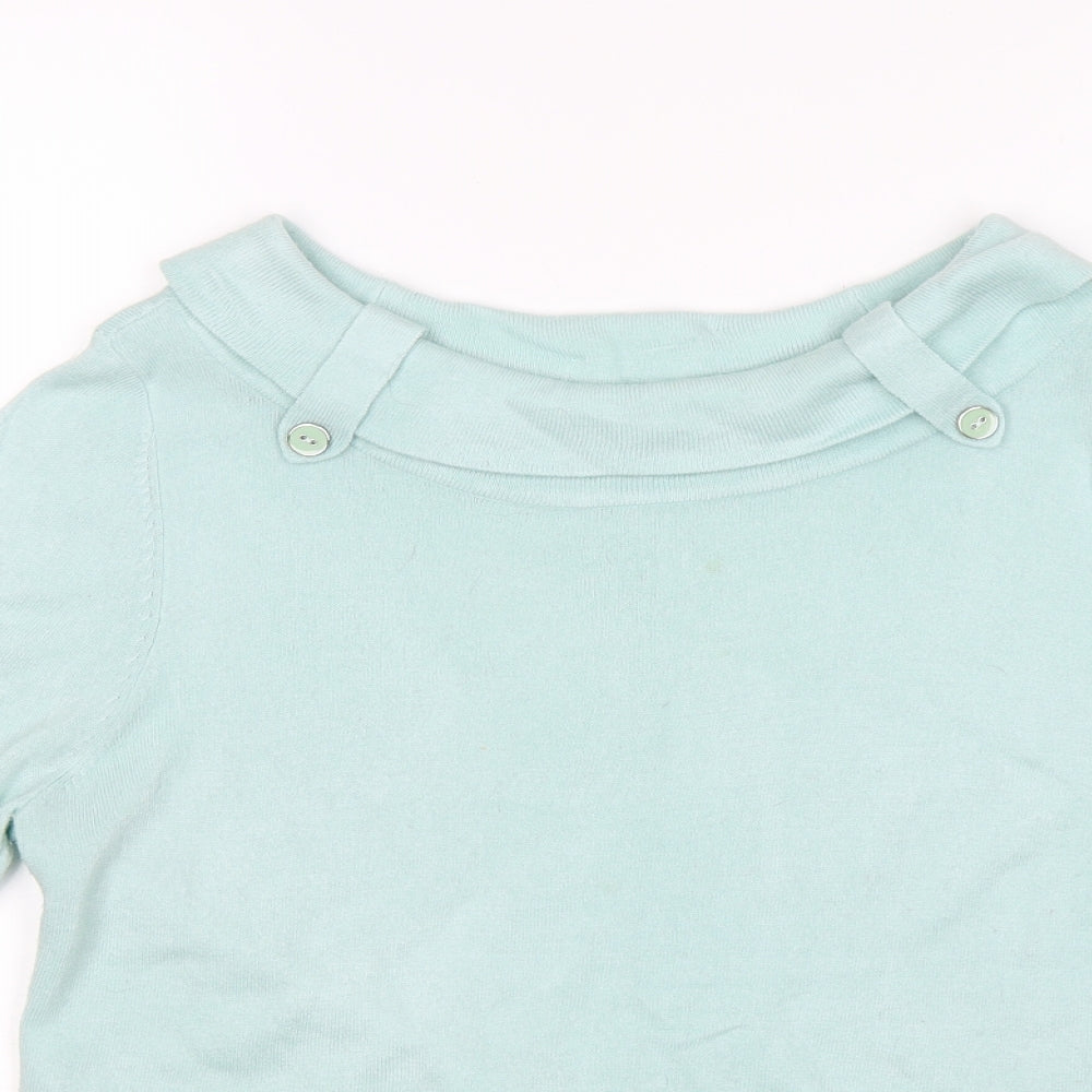 BHS Womens Green   Pullover Jumper Size 12
