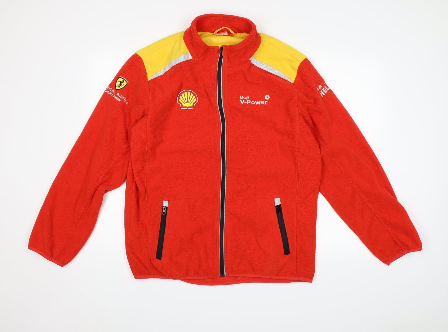 Brands Mens Red   Full Zip Jumper Size L  - Shell