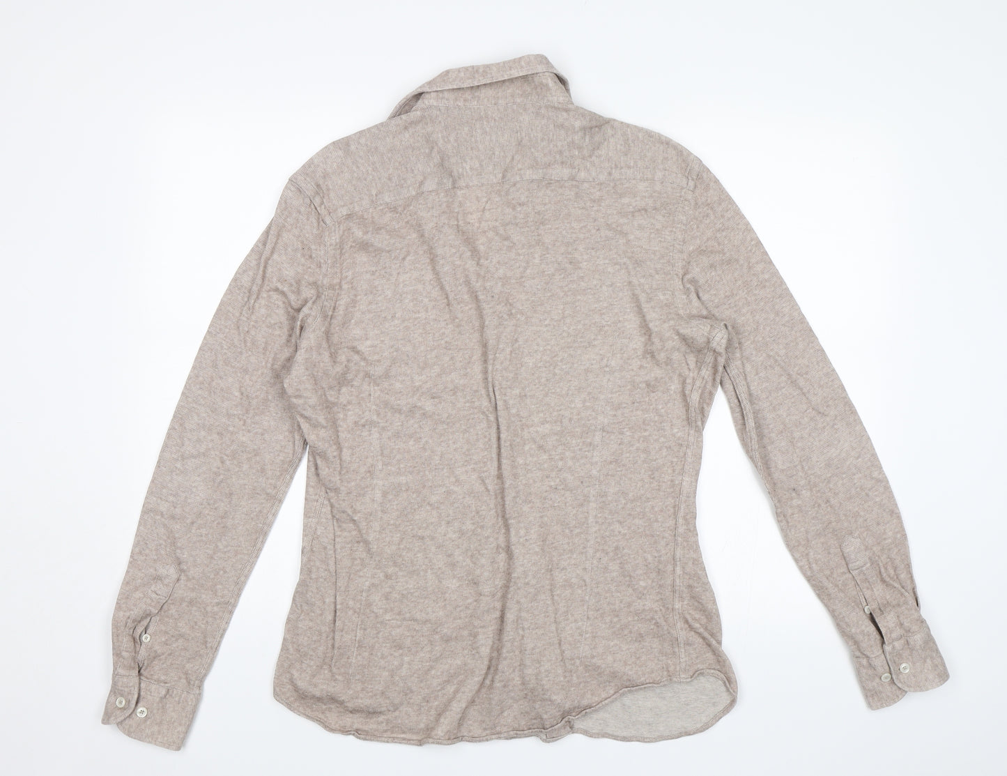 Mossimo Dutti Mens Brown    Button-Up Size L