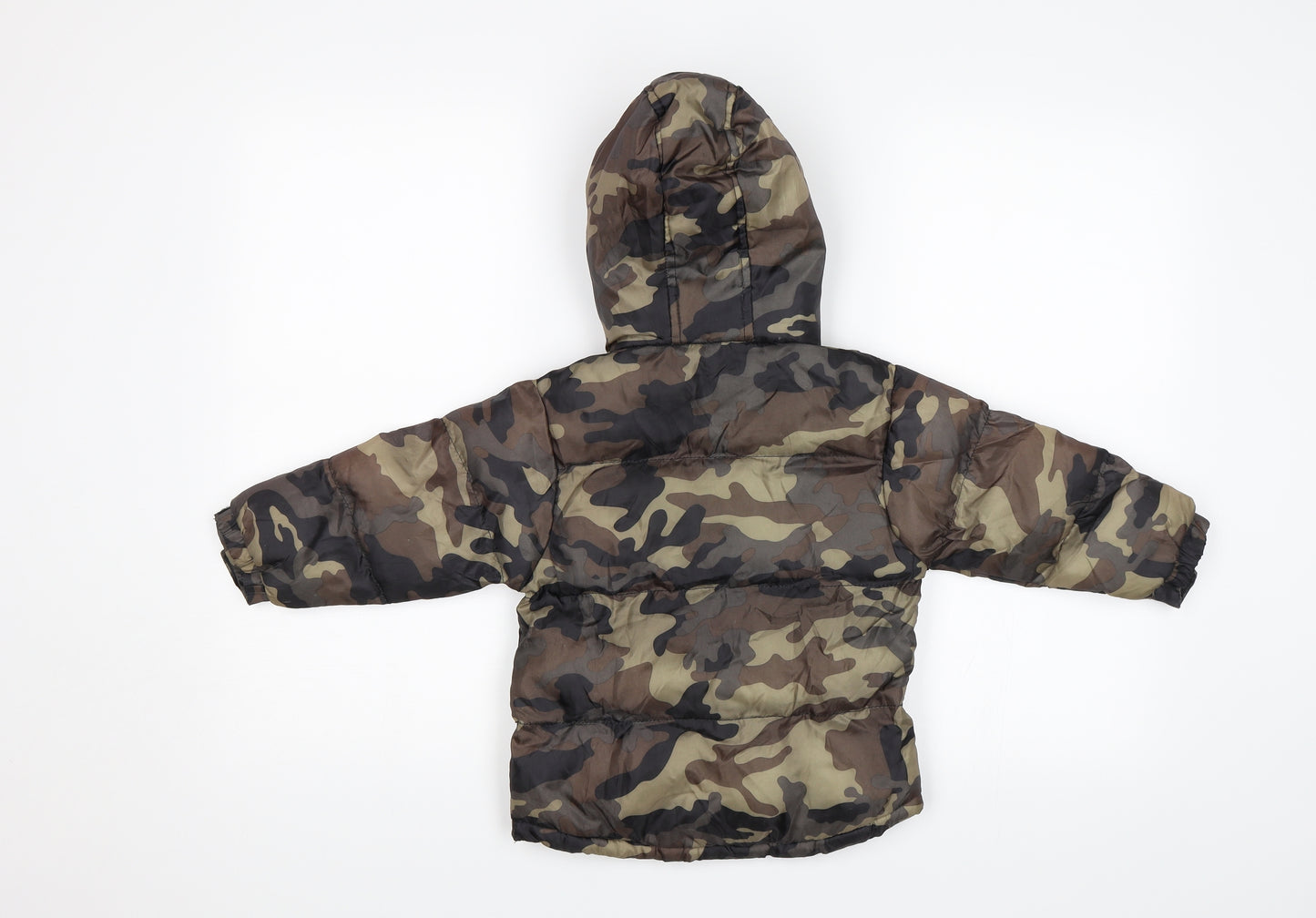 Freaky Boys Boys Brown Camouflage  Puffer Jacket Jacket Size 2-3 Years