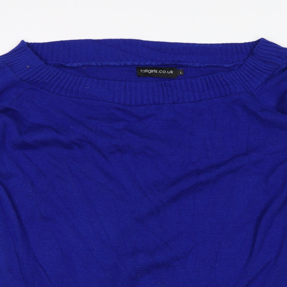 Tall Girls Womens Blue   Pullover Jumper Size L
