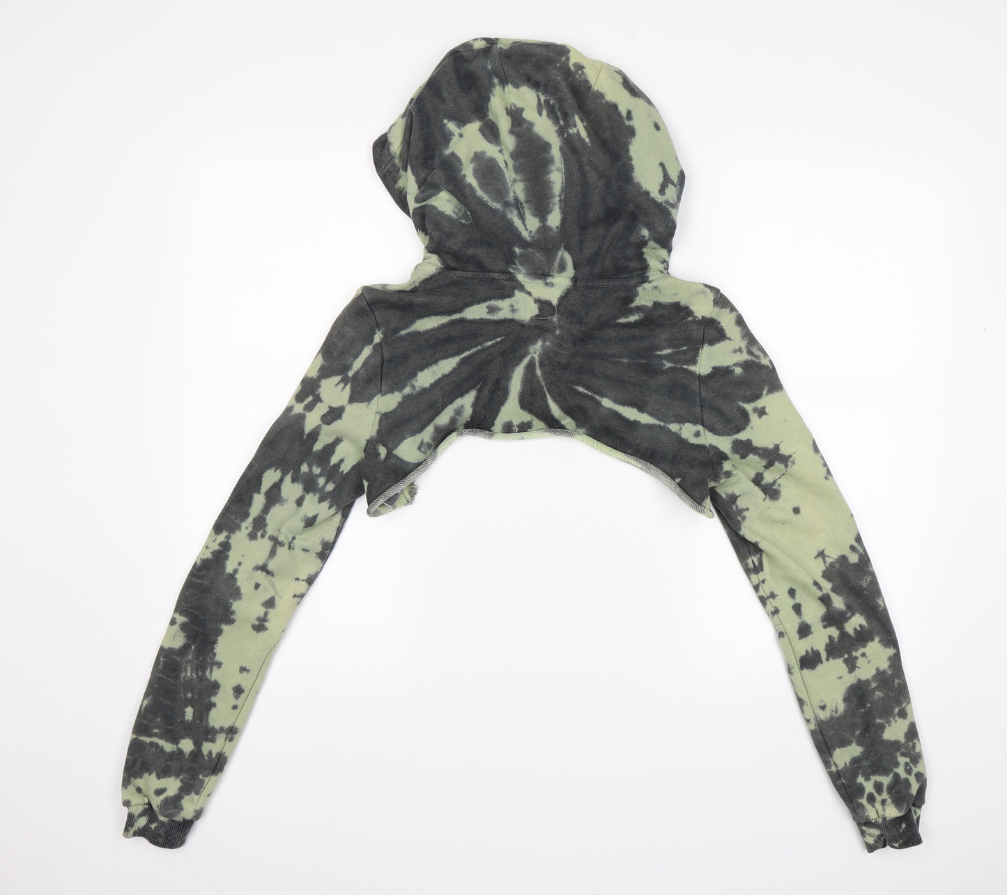 LF Womens Green   Full Zip Hoodie Size M  - Cropped