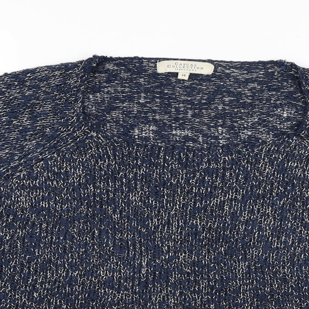 DEBINHAMS Womens Blue   Pullover Jumper Size 14