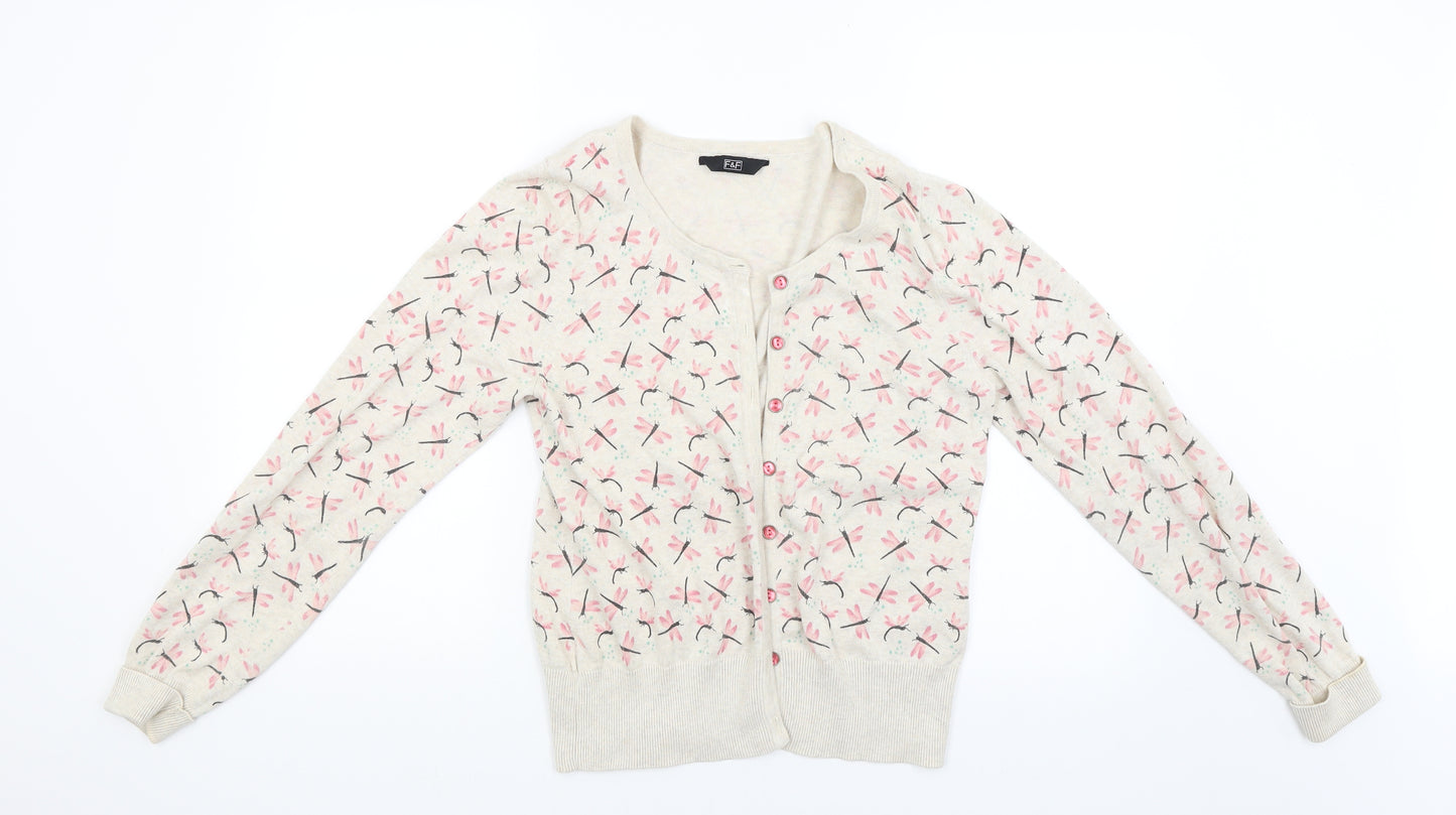 F&F Womens Beige   Cape Jumper Size 14