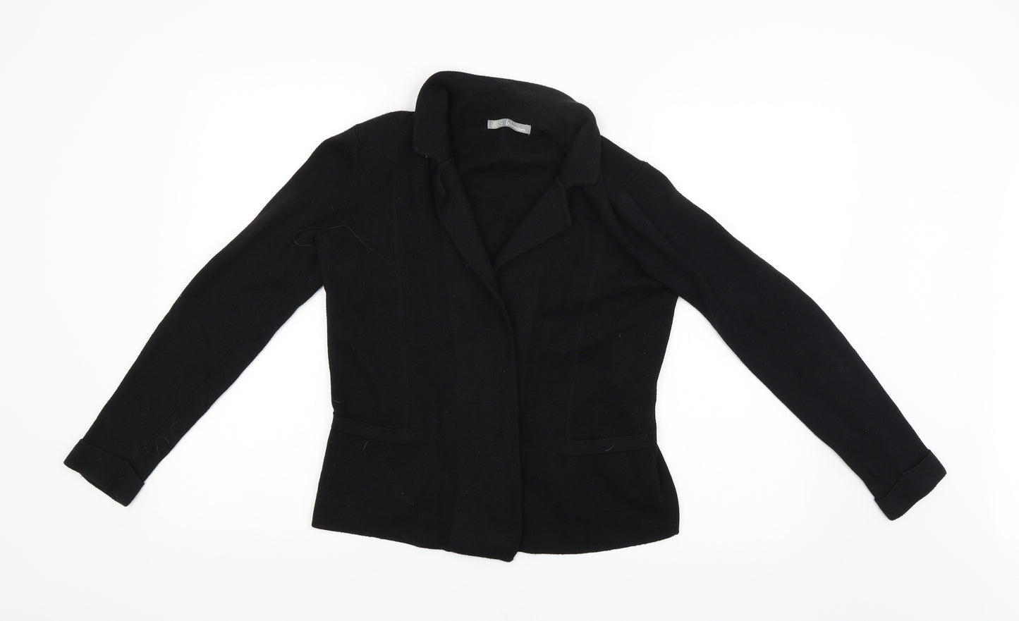 M&S Womens Black   Cardigan Jumper Size 10