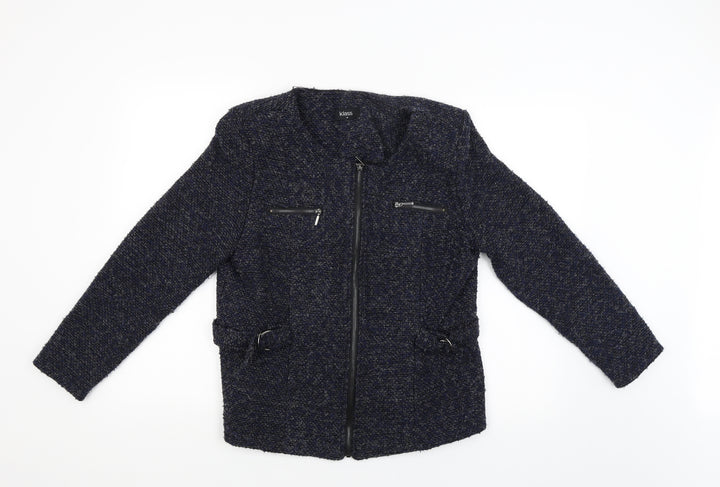 Klass Womens Blue   Jacket  Size 14