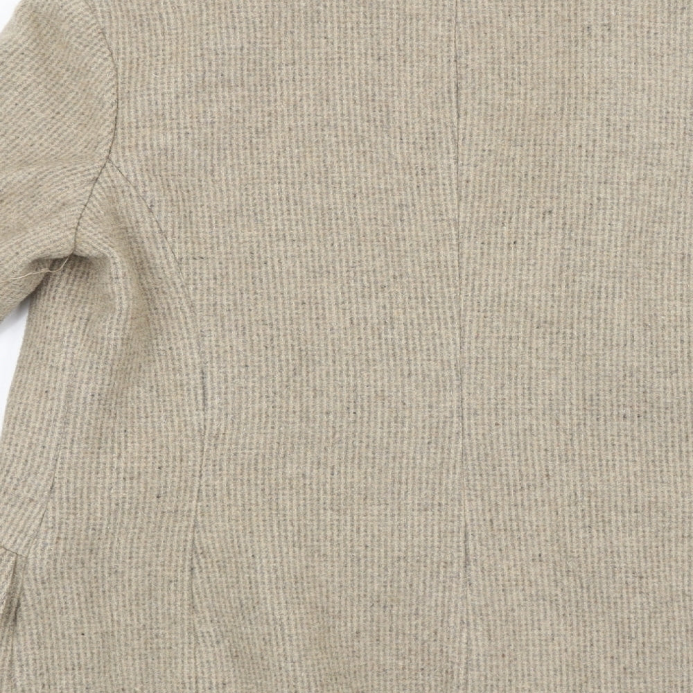 Quality Fashion Womens Beige   Jacket Blazer Size 14