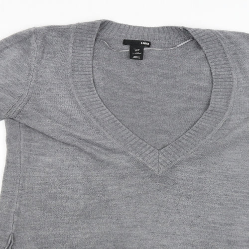 H&M Womens Grey   Pullover Jumper Size 12