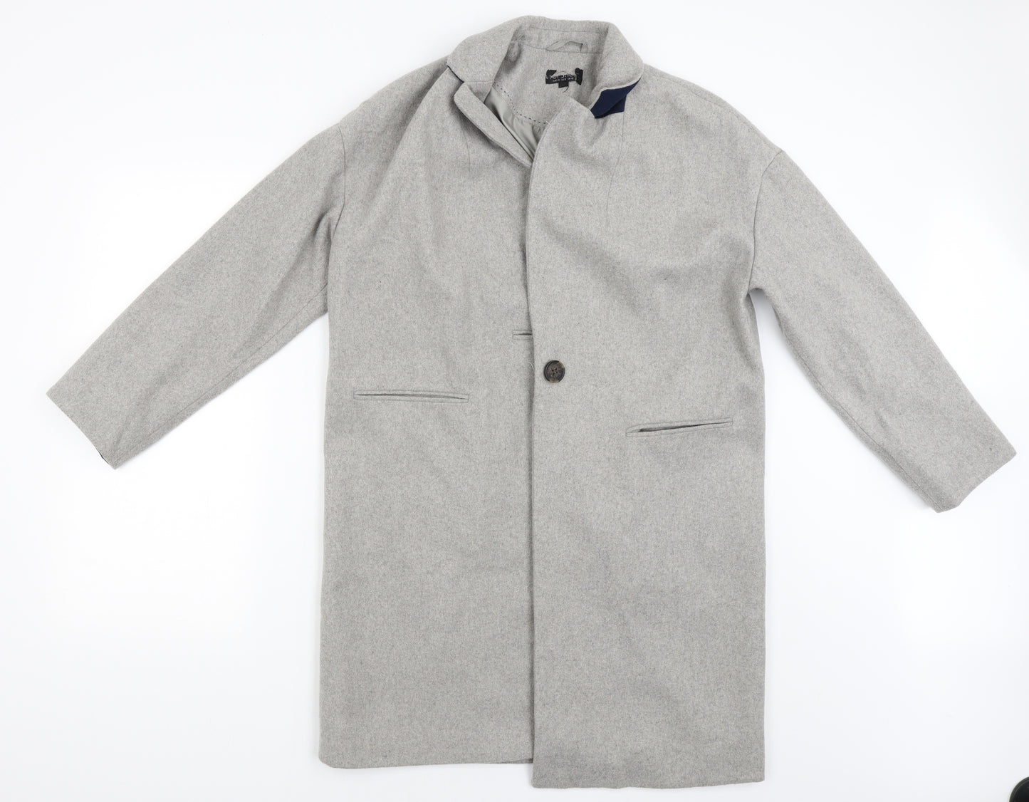 Topshop Womens Grey   Jacket Coat Size 12