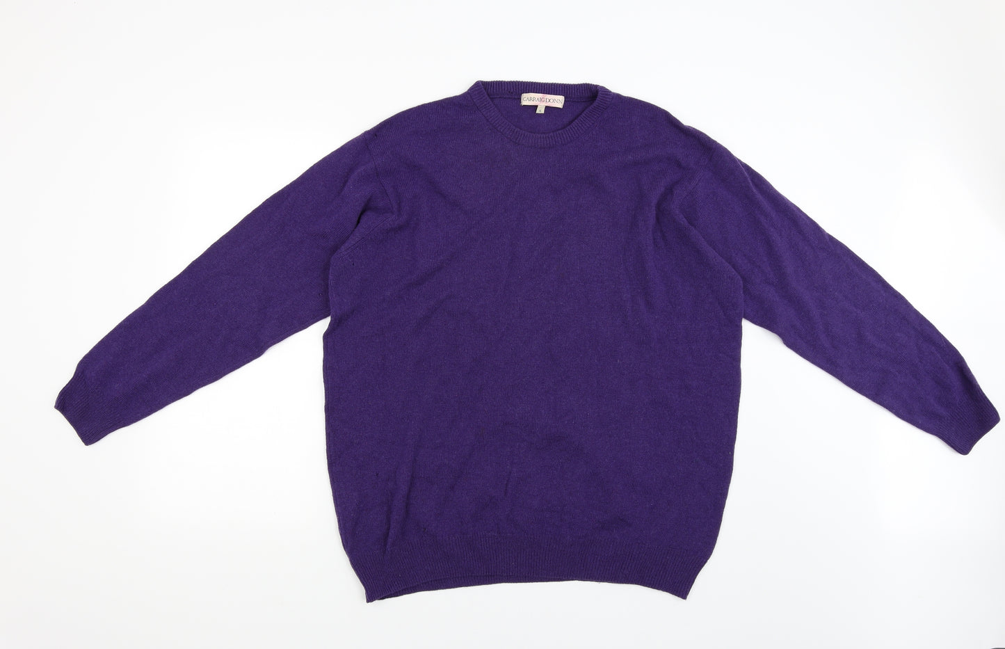 Carraig Donn Womens Purple   Pullover Jumper Size XL