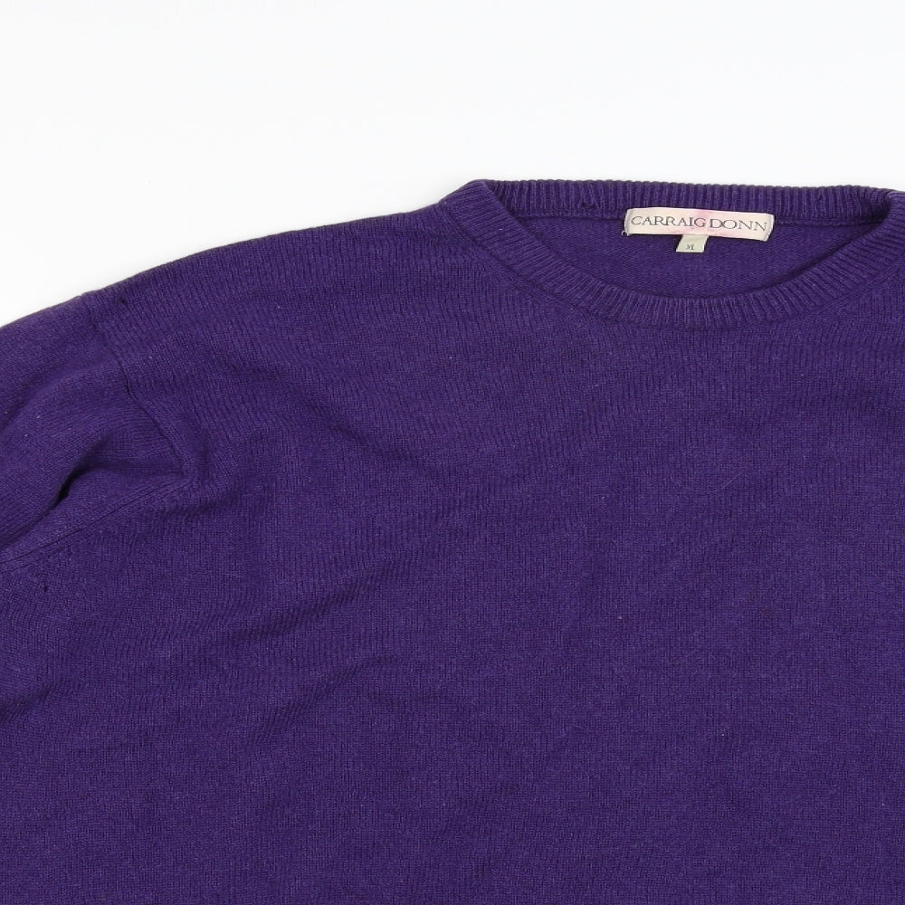 Carraig Donn Womens Purple   Pullover Jumper Size XL