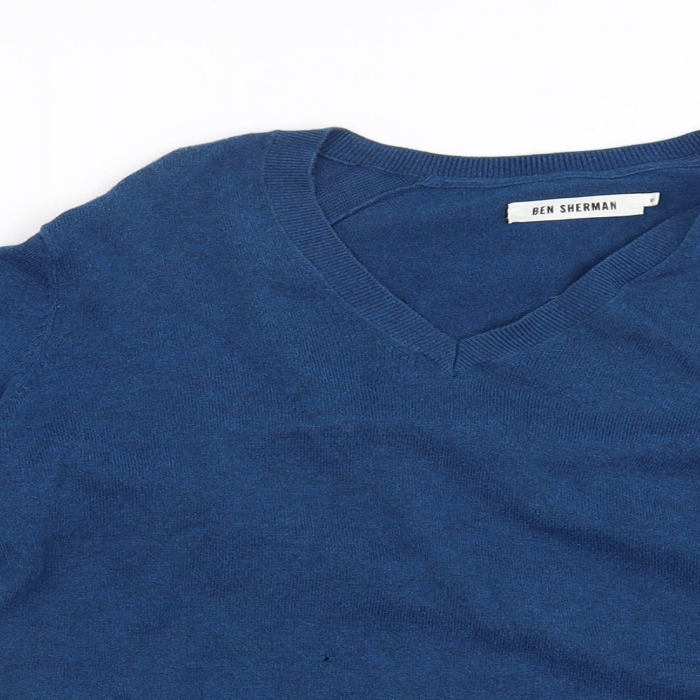 Ben Sherman Mens Blue   Pullover Jumper Size XS