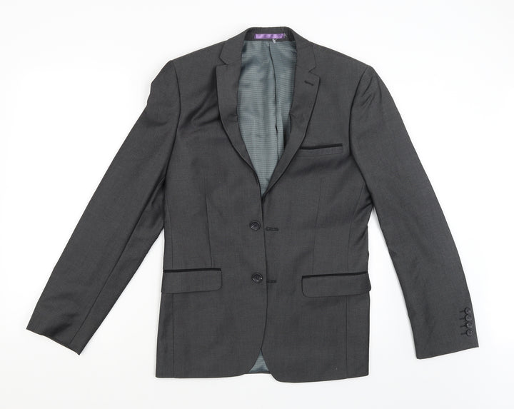 Burton Mens Grey Jacket Blazer Size 36