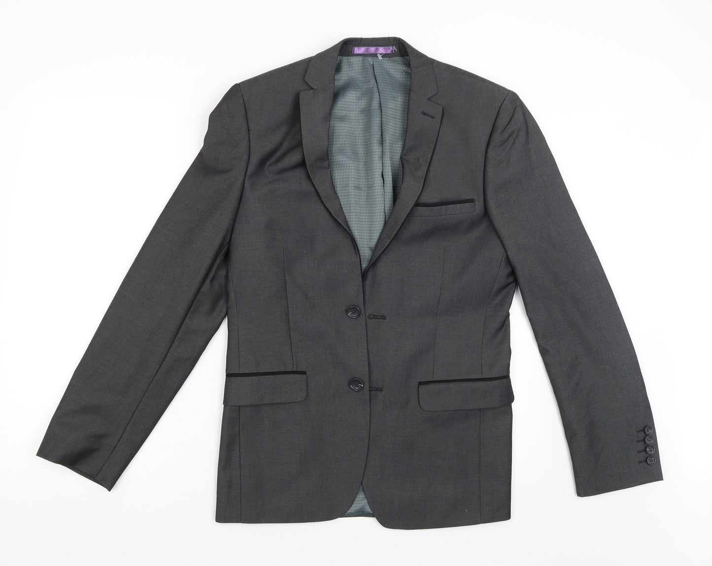 Burton Mens Grey   Jacket Blazer Size 36