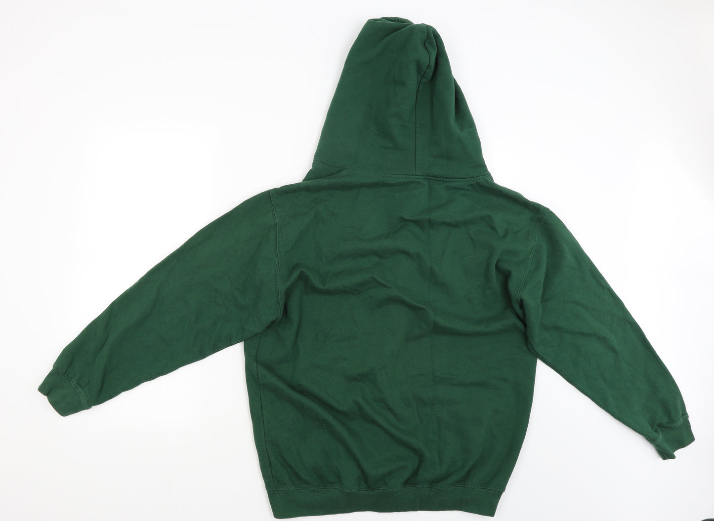 Just Hoods Mens Green   Cardigan Hoodie Size L