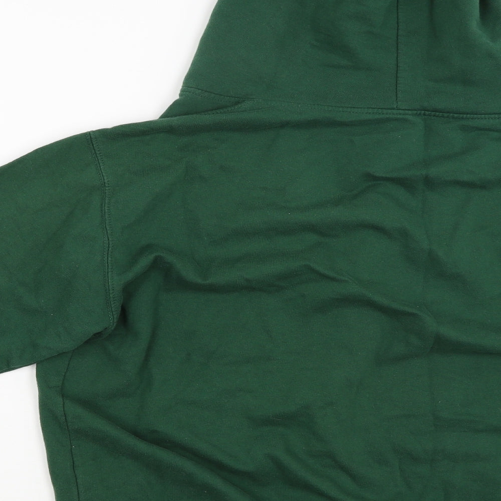 Just Hoods Mens Green   Cardigan Hoodie Size L