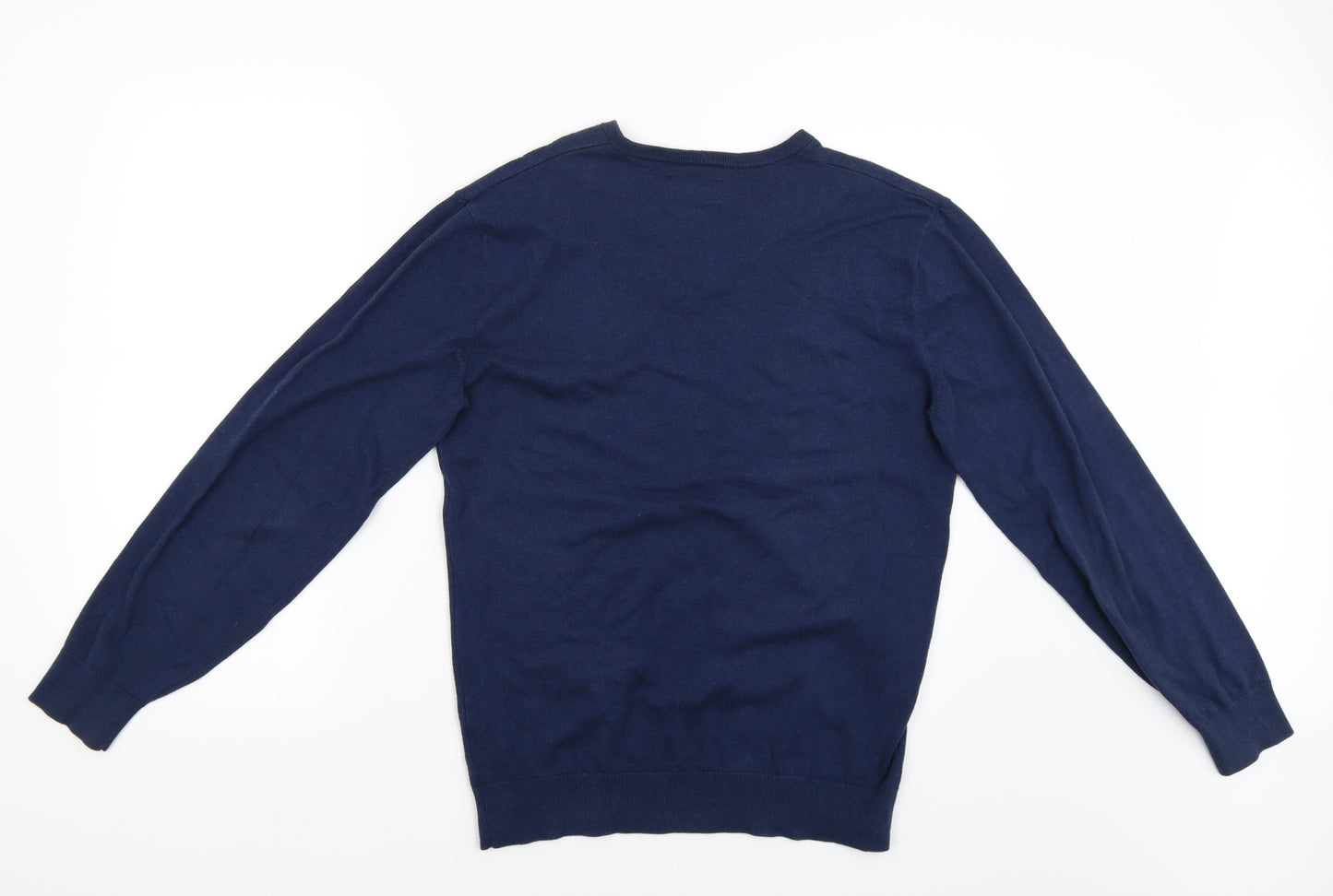 GREENWOOD Mens Blue   Pullover Jumper Size S