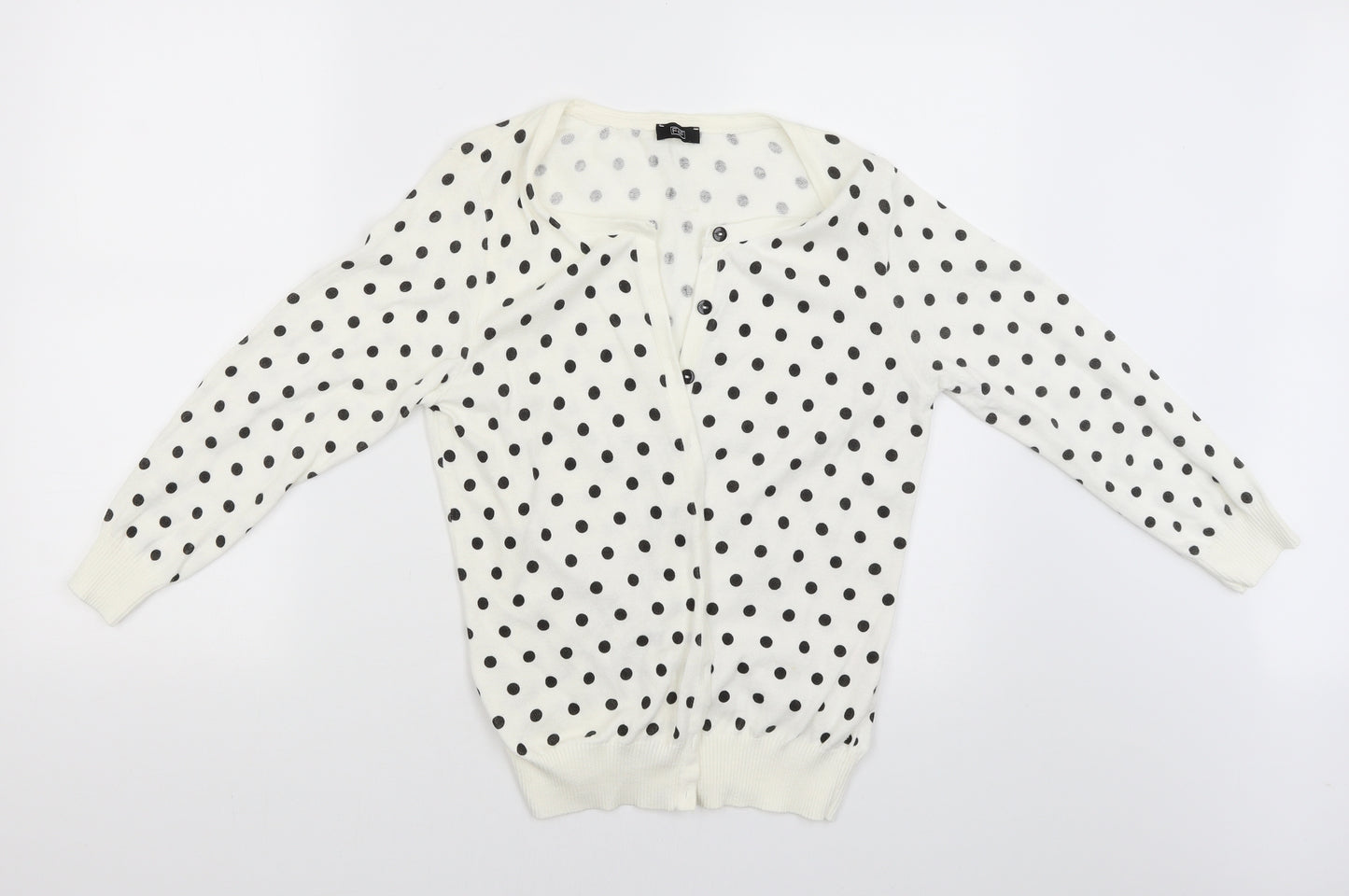 F&F Womens White   Cardigan Jumper Size 14