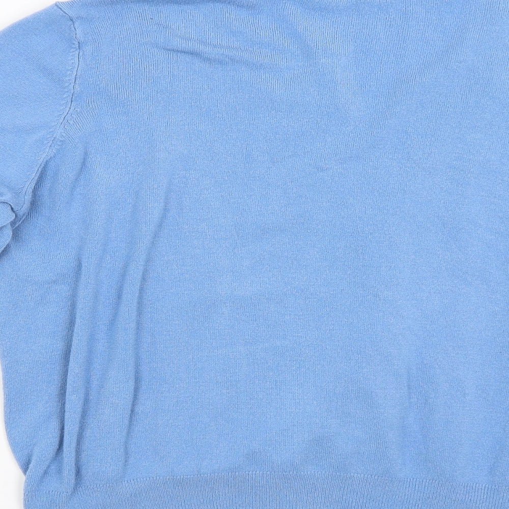 M&S Womens Blue   Cardigan Jumper Size 20