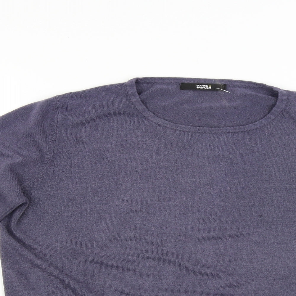 Marks and Spencer Womens Purple   Pullover Jumper Size 10