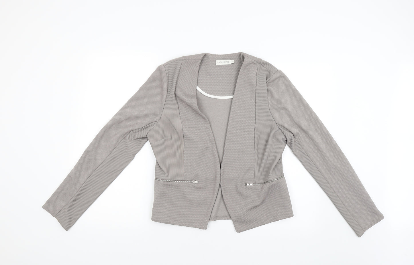 Paraphrase Womens Grey   Jacket  Size 14