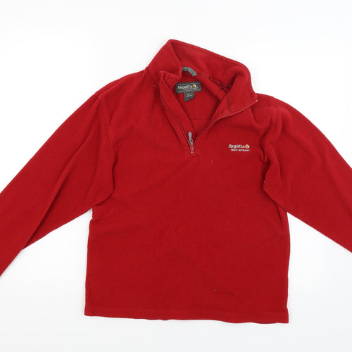 Regatta Boys Red   Pullover Hoodie Size S