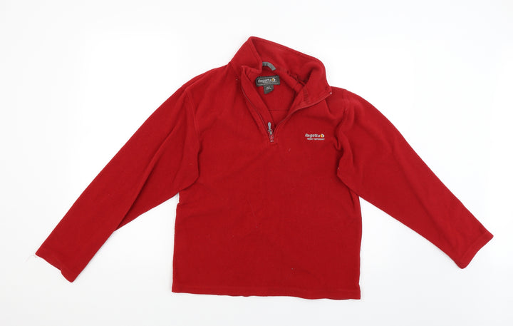 Regatta Boys Red Pullover Hoodie Size S