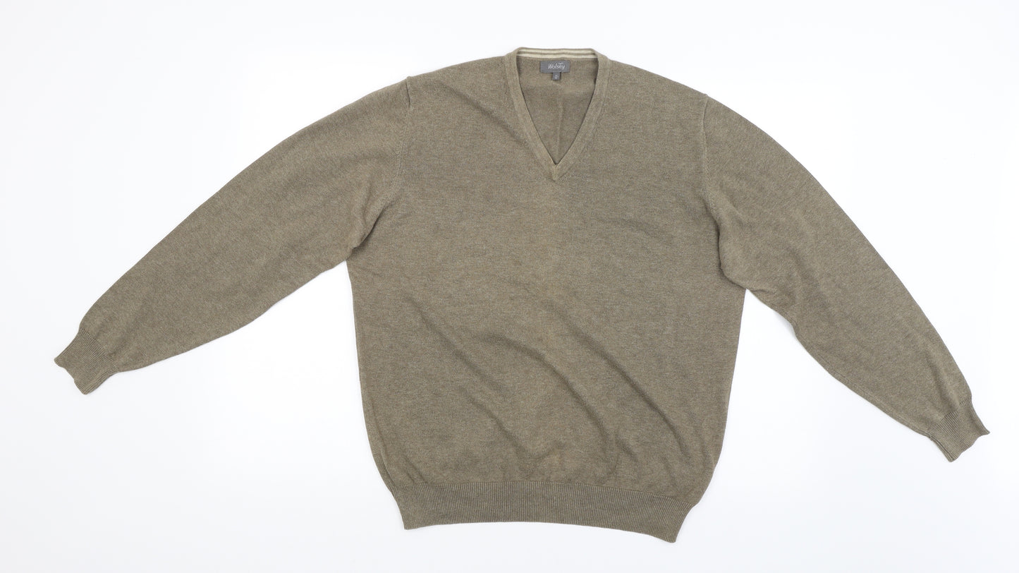 Wolsey Mens Beige   Pullover Jumper Size M