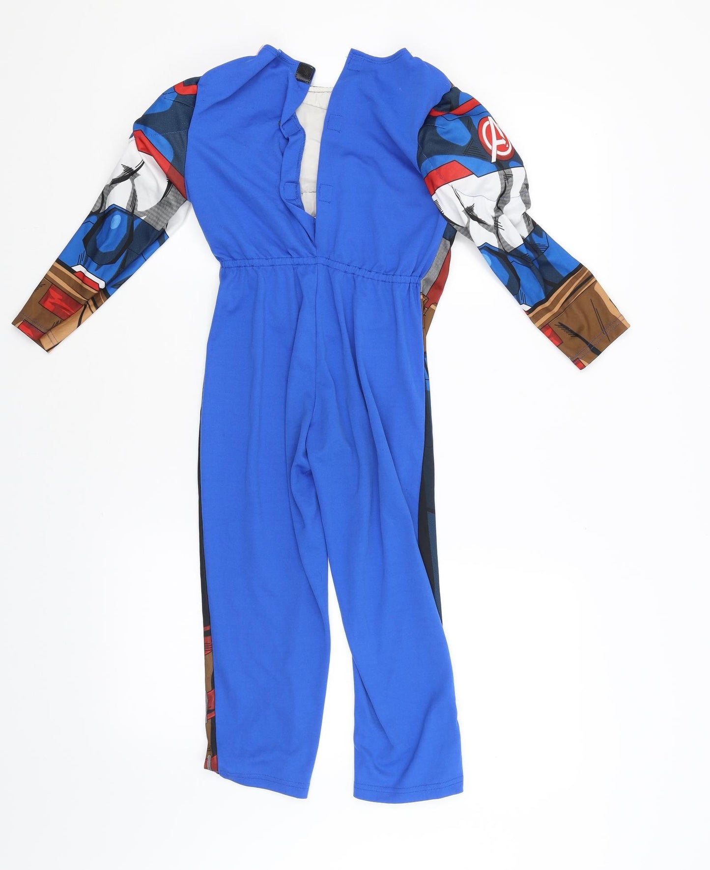 TESCO Boys Multicoloured Solid   One Piece Size 5-6 Years  - CAPTAIN AMERICA