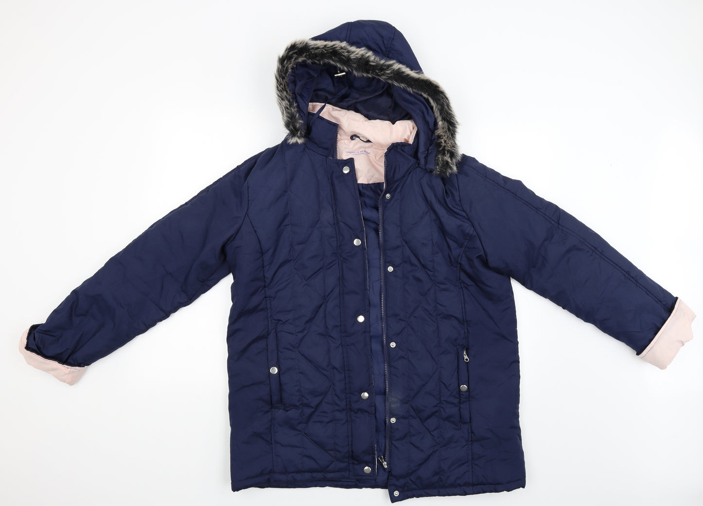 Gabriella Vicenza Womens Blue   Jacket Coat Size 14